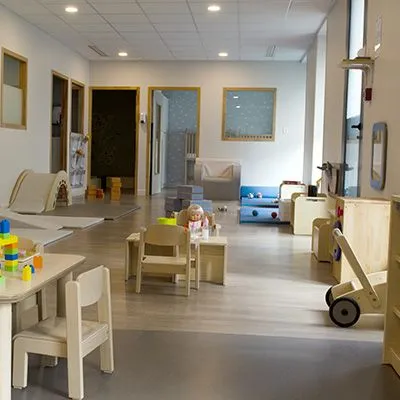 Salle de vie crèche Domitille Boulogne